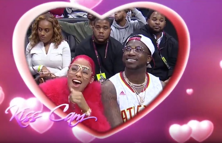 She Said Yes! Gucci Mane Proposes to Girlfriend Keyshia Ka’oir at Atlanta Hawks Game